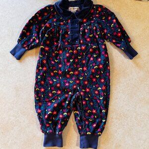 Vintage Gymboree Rainbow Tag Holiday Plaid Romper sz XS